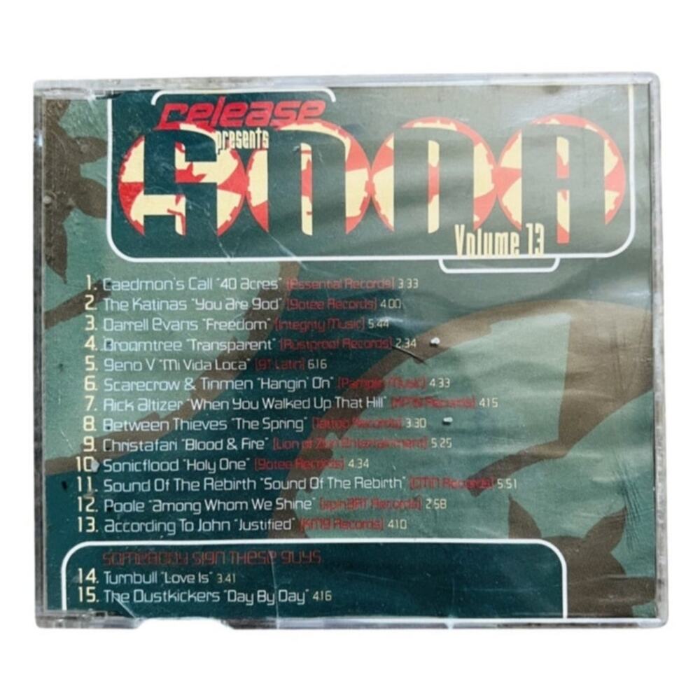 Release Soda Volume 13 Various Artists CD 1999 VoxCorp Excellent Slim Christian